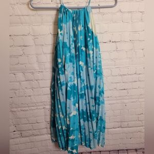 Calvin Klein Halter Neck‎ Pleated Dress Sz 8